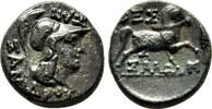 Greek AE18 THESSALIAN LEAGUE AE18. EF-. Ca. 196-146 BC. Magistrate Nyssandros. -