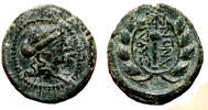 Greek AE16 SARDIS (Lydia) AE16. EF. 2nd Century BC. Apollo - Club. -