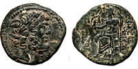 Greek AE20 ANTIOCH (Syria) AE20 (Dichalkon). EF-/VF+. Zeus seated. -