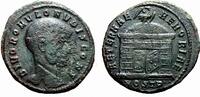 Roman Empire Follis DIVUS ROMULUS AE Follis. VF/EF-. Ostia mint. Doomed shrin. RARE! -