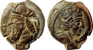 Greek Dichalkon PARTHIA. VOLOGASES IV AE Dichalkon. VF+/EF-. Circa 147-191 AD. -