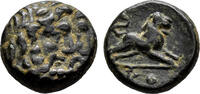Greek AE13 KOMANA (Pisidia) AE13. VF+. 1st Century BC. Lion. -
