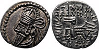 Greek Drachma PARTHIA. OSROES II AR Drachma. EF. Arsakes I in reverse. -