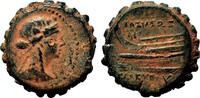 Greek AE18 SELEUKOS IV Philopator AE18. VF+/EF-. 187-175 BC. Prow. -