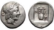 Greek Hemidrachm MASIKYTES (Lycian League) AR Hemidrachm. EF-. Apollo - Lyre. -