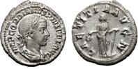 Roman Empire Denarius GORDIAN III AR Denarius. EF/VF+. Laetitia. -