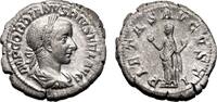 Roman Empire Denarius GORDIAN III AR Denarius. aEF. The piety. -