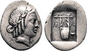 Greek Hemidrachm MASIKYTES (Lycian League) AR Hemidrachm. VF+/EF-. Apollo - Lyre. -