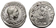 Roman Empire Denarius SEVERUS ALEXANDER AR Denarius. EF-/VF+. The health. -