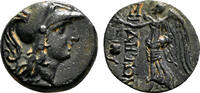 Greek AE15 SIDE (Pamphylia) AE15. EF-/EF. Athena - Nike. -