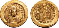 Byzantine Empire Solidus ANASTASIUS I AU Solidus. EF/EF+. Constantinople mint. QUALITY. -