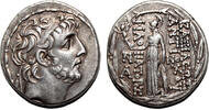 Greek Tetradrachm ANTIOCHOS IX Eusebes Tetradrachm. Almost EF/EF-. Antioch mint. Athena standing. -