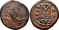Byzantine Empire Follis AD 547/8 JUSTINIAN I AE Follis. EF-. Cyzicus min... 195,00 EUR  + 14,00 EUR frais d'envoi
