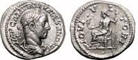 Roman Empire Denarius SEVERUS ALEXANDER AR Denarius. EF+. Jupiter. -