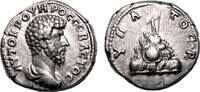 Roman Provincial Didrachm CAESAREA (Cappadocia) AR Didrachm. Lucius Verus. EF-/VF+. Mount Argaeus. -