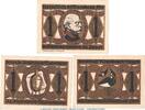 Seriennotgeld Deutschland 3 Scheine kompl. Notgeld Bismarckturm Jever 660.1 , Set mit 3 Scheinen in kfr. o.D. Niedersachsen -