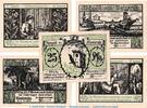 Notgeld DE 5 Scheine kpl. Notgeld Gemeinde Menteroda 882.1 , Set mit 5 Scheinen in kfr. von 1921 , TH -
