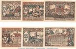 Serienscheine DE 6 x 25 Pfennig kpl. 6 x Notgeld der Stadt Raguhn 1094.1 Set mit 6 x 25 Pfennig in kfr. 1921 -