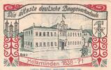Notgeld DE 2 Mk. Nr.2 Notgeld Stadt Holzminden 625.1 , 2 Mark Schein Nr.2 in kfr. o.D. Niedersachsen -
