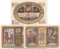Notgeld De 3 Scheine kpl. Notgeld Stadt Katscher 680.2 , Set mit 3 Scheinen in kfr. von 1921 , Schlesien -