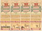 DE 8 x Notgeld Cranenburg kompl. Notgeld Stadt Cranenburg 244.1 , Set mit 8 Scheinen in kfr. von 1921 , Westfalen -