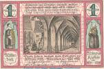Serienscheine DE 1 Mk. Notgeld Gemeinde Möllenbeck 893.1 , 1 Mark Schein in kfr. von 1921 , NDS -