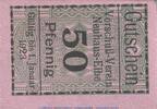 DE 50 Pf. Notgeld Vorschussverein Neuhaus , 50 Pfennig Schein in f-kfr. Tieste 4860.05.02 -