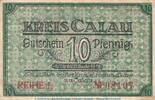 DE 10 Pf. Notgeld Kreis Calau , 10 Pfennig Schein in gbr. Tieste 1060.05.02 von 1918 , BBG -