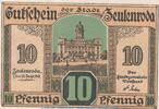 Notgeld DE 10 Pf. Notgeld Stadt Zeulenroda , 10 Pfennig Schein -Wz- in kfr. Tieste 8210.05.11 RäL -