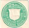 DE 25 Pf. Notgeld Stadt Regis , 25 Pfennig Schein in kfr. Tieste 5965.05.16 o.D. Sachsen -
