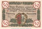 DE 50 Pf. Notgeld Marktgemeinde Nesselwang , 50 Pfennig Schein in kfr. Tieste 4800.05.17 -
