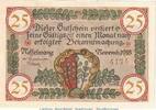 DE 25 Pf. Notgeld Marktgemeinde Nesselwang , 25 Pfennig Schein in kfr. Tieste 4800.05.12 -