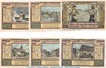 Serienscheine DE 6 Scheine kpl. Notgeld Alten und Frauenbreitungen 18.1 , Set mit 6 Scheinen in kfr. von 1921 TH -