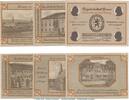 Serienscheine DE 6 Scheine kpl. Notgeld Stadt Weimar 1398.2 , Set mit 6 Scheinen in kfr von 1921 , Thüringen -