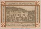 DE 25 Pf. Nr.4 Notgeld Stadt Weimar 1398.3.a , 25 Pfennig Schein Nr.4 in kfr. von 1921 , TH -