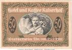 Seriennotgeld Deutschland 50 Pf. o.Serie Notgeld Hotel Kaiserhof Münster 914.2.a , 50 Pfennig -o. Serie- in kfr. o.d. NRW -