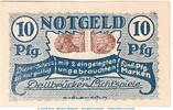 Verkehrsausgaben Notgeld DE 10 Pfennig -blau- Briefmarken-Notgeld Köln Dellbrück , 10 Pfennig Schein in kfr. Tieste 3570.05.01 -