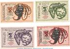 Kleingeld 1914-1922 DE 4 Scheine kpl. Notgeld Stadt Bielefeld , Set mit 4 Scheinen in kfr. Tieste 0620.05... Westfalen -