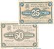 Notgeld 2 Scheine Dömitz Notgeld , Tieste 1430.10.05-06 Set mit 2 Scheinen in kfr. von 1920 , MV -