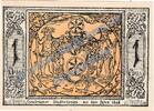 Notgeld De 1 Mk. Osnabrück , Notgeld 1 Mark Schein o.Us. in kfr. M-G 1031.1.c , Niedersachsen o.D -
