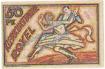 Notgeld De 50 Pf. -26 mm- Münster , Notgeld Kleinkunstbühne -Roxel- 50 Pfennig in kfr. M/G 915.1.b , NRW -