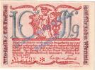Notgeld De 10 Pf. Grossbreitenbach , Notgeld 10 Pfennig -KN-rot- in kfr. M-G 477.3.b , Thüringen -