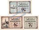 Notgeld AT 3 Scheine kpl. Mutters , Notgeld Set mit 3 Scheinen in kfr. K-K 641.a , Notgeld o.D. Tirol -
