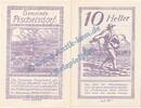 Notgeld AT 10 Heller Pischelsdorf , Notgeld 10 Heller Schein in kfr. K-K S752.IV Notgeld 1920 AT -