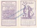 Notgeld AT 20 Heller Pischelsdorf , Notgeld 20 Heller Schein in kfr. K-K S752.IV Notgeld 1920 AT -