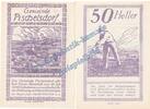 Notgeld AT 50 Heller Pischelsdorf , Notgeld 50 Heller Schein in kfr. K-K S752.IV Notgeld 1920 AT -