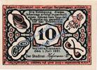 Notgeld De 10 Pf. Waltershausen , Notgeld 10 Pfennig Schein in kfr. M-G 1374.1 , Thüringen 1921 -