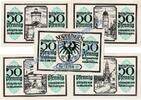 Notgeld De 5 Scheine kpl. Nördlingen , Notgeld Set mit 5 Scheinen in kfr. M-G 978.9 BAY 1918 Seriennotgeld -
