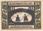 Serienscheine DE 50 Pf. Nr.4 Gollnow , Notgeld 50 Pfennig Nr.4 -Glockensage- in kfr. M-G 453.4 , Pommern 1921 -