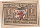 Notgeld De 10 Pf. Lünen , Notgeld 10 Pfennig Schein in kfr. Tieste 4290.10.01 , NRW von 1918 -